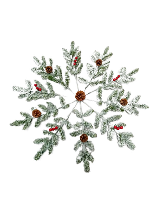 Lain-lain Hiasan Krismas Bentuk Kepingan Salji Istimewa-SWFL206002