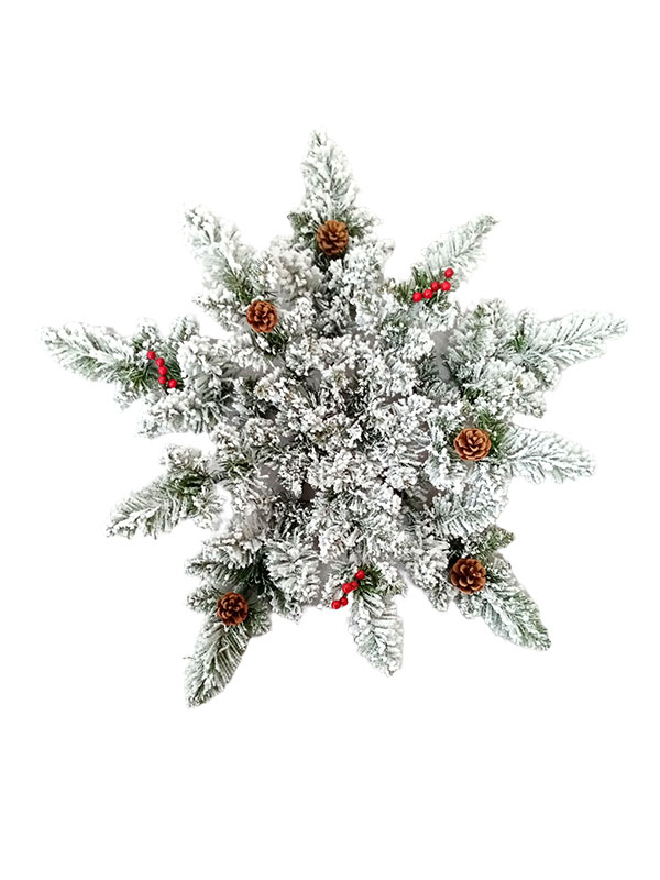 Lain-lain Hiasan Krismas Bentuk Kepingan Salji Istimewa-SWFL203502