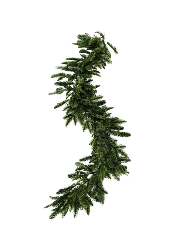 Jarum Pine Tiruan Berjalur Bertali Garland Krismas
