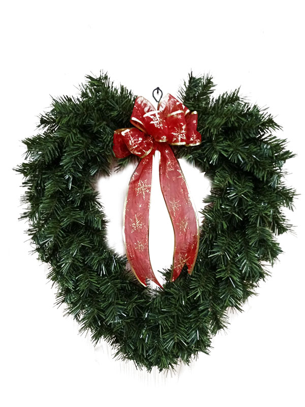 Kalungan Krismas Tiruan Bentuk Hati